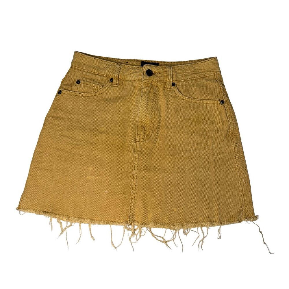 RVCA 'Rowdy' Denim Mini Skirt